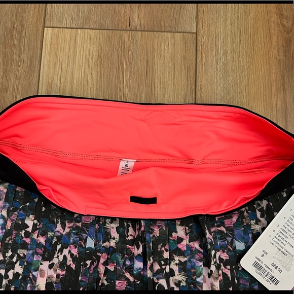 SOLD-NWT Lululemon Pleat To Street Skirt II
Floral Backdrop Black Multi / Black - Picture 7 of 10